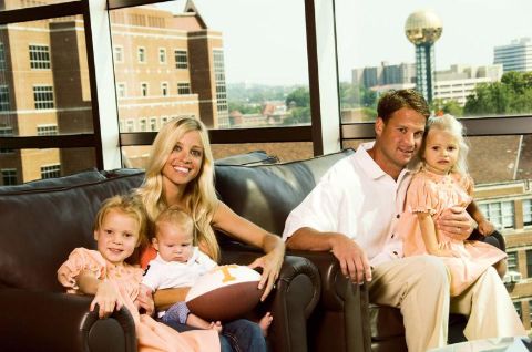 Lane Kiffin spending time with his family.